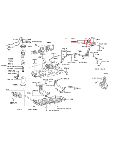 Tapon Deposito Gasolina Fj Cruiser Original Toyota Land Cruiser