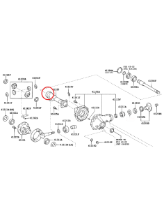 RETEN DIFERENCIAL DELANTERO DERECHO J-9/10 ( 44 Ø INTERIOR) 2