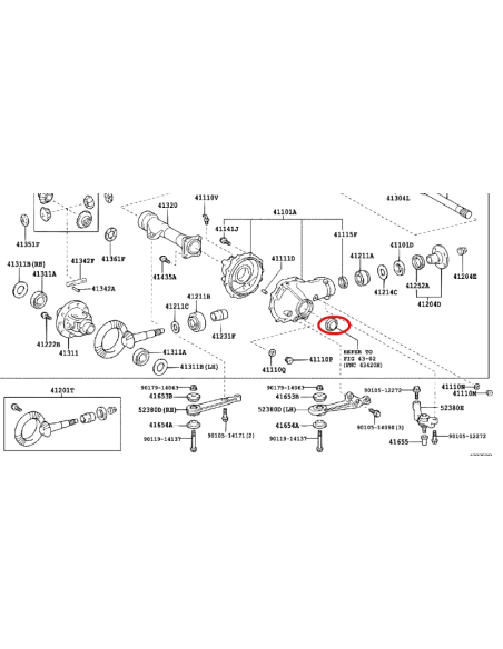 RETEN PIÑON ATAQUE J-9/10 ( 44 Ø INTERIOR)
