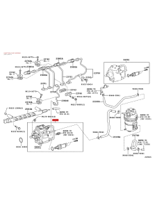 BOMBA GASOIL, MOTOR 1KDFTV 166cv. HILUX 2