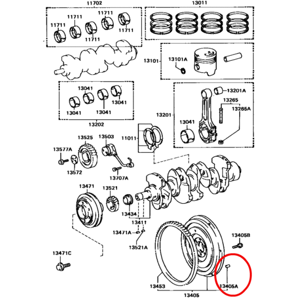 PIN CENTRADOR VOLANTE MOTOR J-8/10 24V