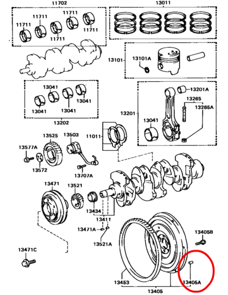 PIN CENTRADOR VOLANTE MOTOR J-8/10 24V
