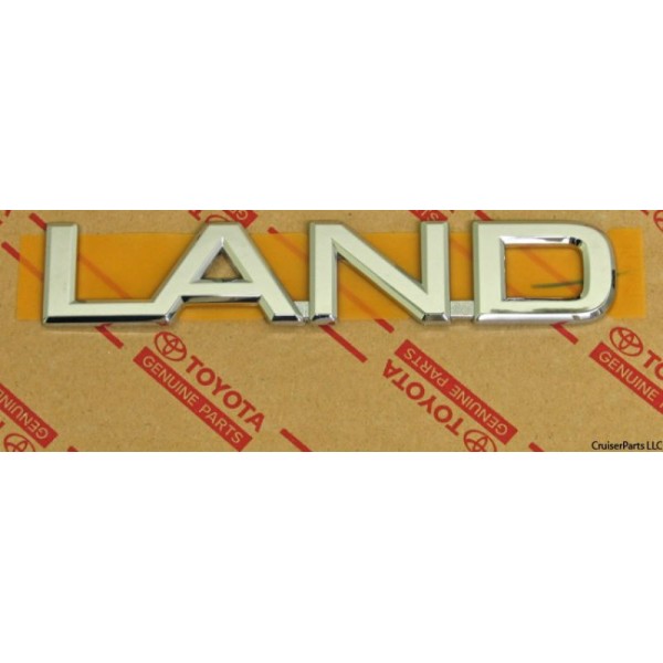 LOGO "LAND" PORTON TRASERO J-10