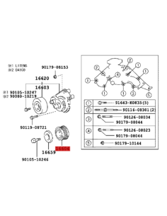 POLEA DE SERVICIO J-10 (UZJ) 2