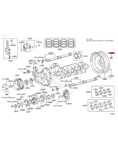 TORNILLO VOLANTE MOTOR J-9/12/15 (ORIGINAL TOYOTA) 2
