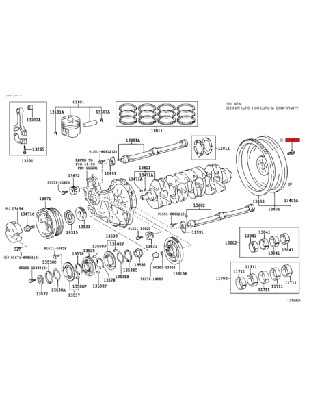 TORNILLO VOLANTE MOTOR J-9/12/15 (ORIGINAL TOYOTA)