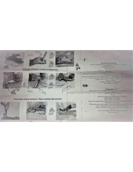 KIT REFUERZO BARRA DE TORSION  J-10
