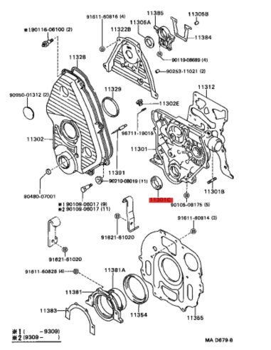 RETEN CIGUEÑAL DELANTERO LAND CRUISER J-7