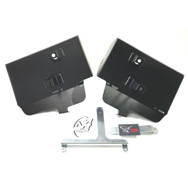 kit soporter bateria en acero