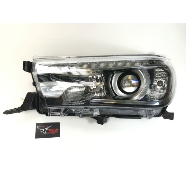 FARO DELANTERO IZQUIERDO  HILUX REVO CON LED (2016) HOMOLOGADO