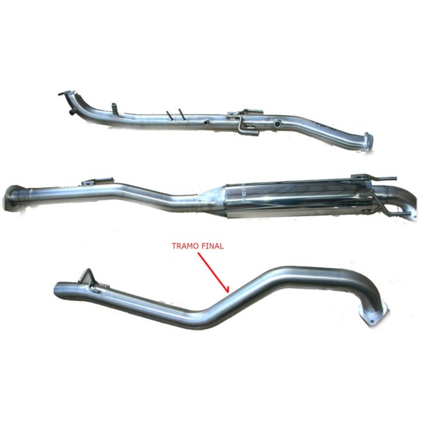 TECINOX TUBO TRASERO HILUX