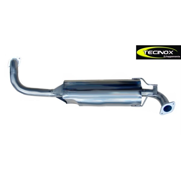 TECINOX TUBO INTERMEDIO CON SILENCIOSO HDJ-80