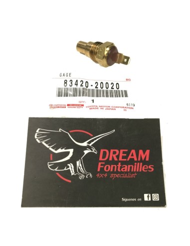 SENSOR TEMPERATURA AGUA  MOTOR J8 (MODELO ANTES 8/92) ORIGINAL TOYOTA