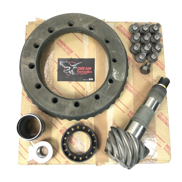 DIFERENCIAL, PIÑON + CORONA TRASERO J-12/ FJ/ HILUX (41-11)