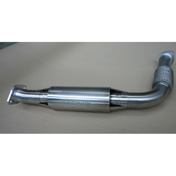 TUBO ESCAPE COMPLETO TECINOX SALIDA LATERAL DESPUÉS TURBO J7 (MOTOR HDJ80)