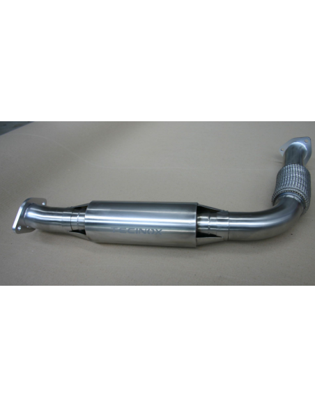 TUBO ESCAPE COMPLETO TECINOX SALIDA LATERAL DESPUÉS TURBO J7 (MOTOR HDJ80)