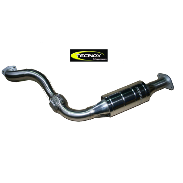 TUBO ESCAPE TECINOX PRIMER TRAMO J7 (MOTOR ORIGINAL) + FLEXIBLE & RESONADOR
