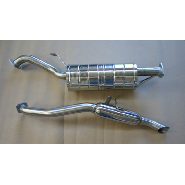 TUBO ESCAPE TECINOX SILENCIADOR CENTRAL + TRAMO FINAL DESPUÉS RESONADOR J7