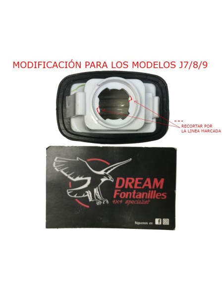 Intermitentes blancos,laterales