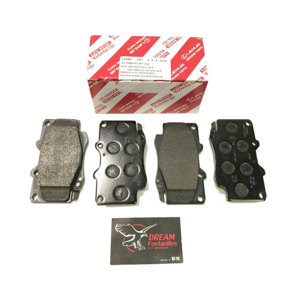 PASTILLAS FRENO DELANTERAS HILUX ( ORIGINAL TOYOTA )