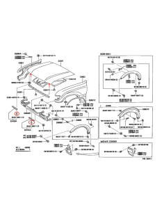 GRAPA GOMAS CAPO PROTECCION FARO J6/7/8/10/12/15/ HILUX ORIGINAL TOYOTA 2