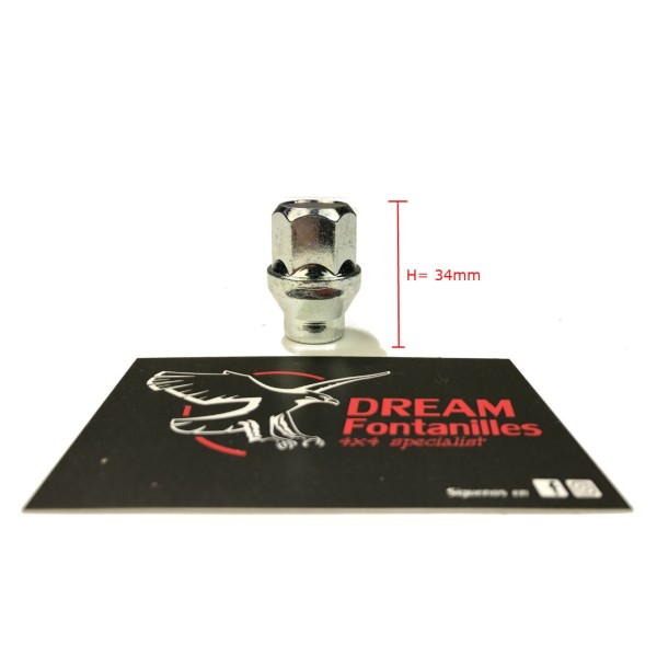 LLANTA RACER TUERCA CROMADA (12X1.50)