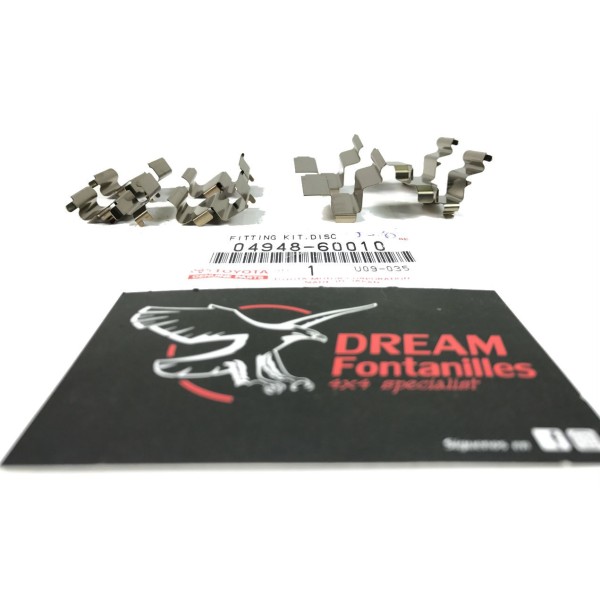 KIT FIJACION PASTILLAS PINZA TRASERAS J-10