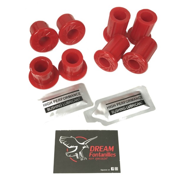 KIT SILENTBLOCKS POLIURETANO BALLESTAS SUZUKI SAMURAI (1981-1990)  PEDDERS
