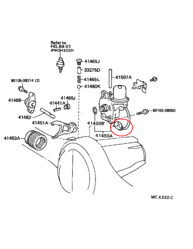 CONECTOR MOTOR BLOQUEO TRASERO J-8