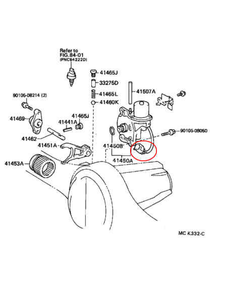 CONECTOR MOTOR BLOQUEO TRASERO J-8