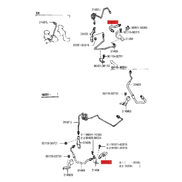 MANGUERA PEDAL EMBRAGUE