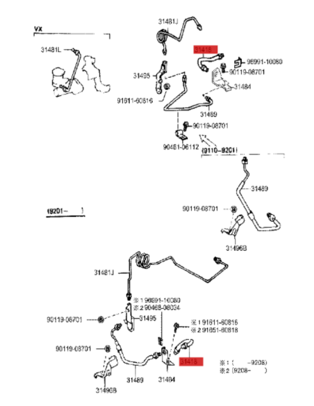 MANGUERA PEDAL EMBRAGUE