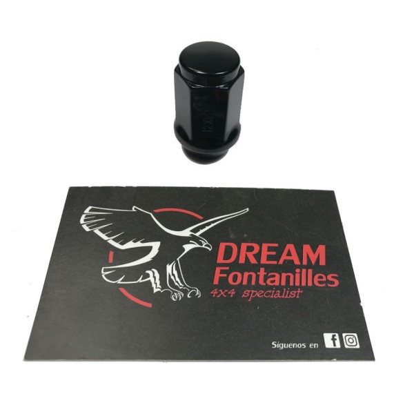 TUERCA NEGRA LLANTA CHAPA (12X1.25)  GOSS