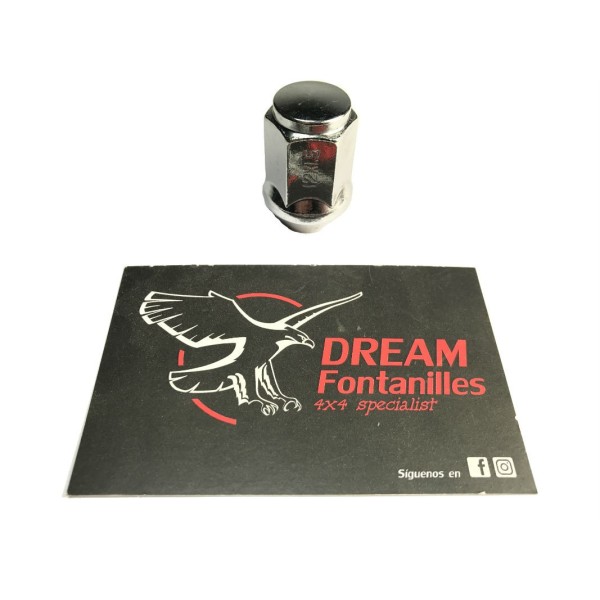 TUERCA CROMADA LLANTA CHAPA (12X1.50)  GOSS