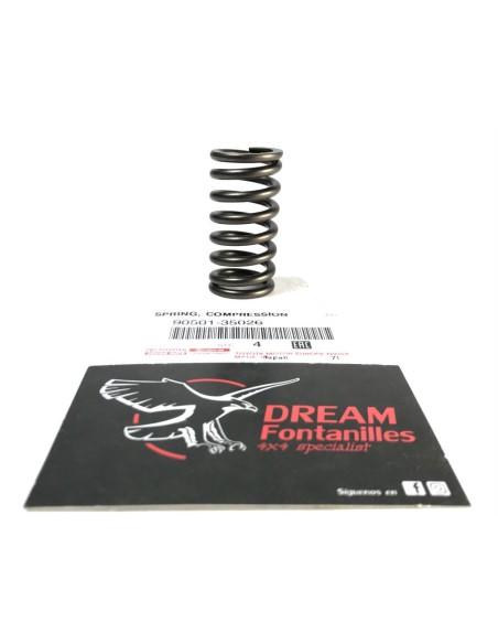 MUELLE VALVULA ADMISION O ESCAPE  J8/10  ORIGINAL TOYOTA LAND CRUISER
