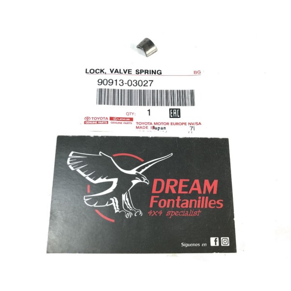 RETENEDOR MUELLE VALVULA ADMISION O ESCAPE  J8/10  ORIGINAL TOYOTA LAND CRUISER