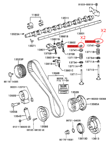 RETENEDOR MUELLE VALVULA ADMISION O ESCAPE  J8/10  ORIGINAL TOYOTA LAND CRUISER