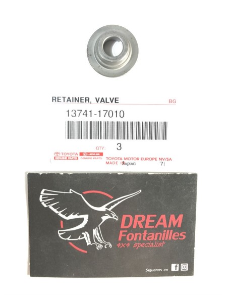 MUELLE VALVULA ADMISION O ESCAPE  J8/10  ORIGINAL TOYOTA LAND CRUISER