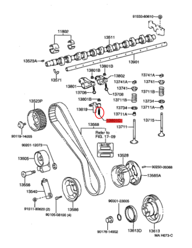 RETENEDOR MUELLE VALVULA ADMISION O ESCAPE  J8/10  ORIGINAL TOYOTA LAND CRUISER