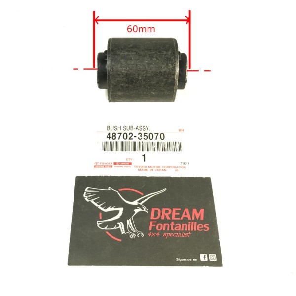 SILENTBLOCK  TIRANTE TRASERO INFERIOR  J9/4RUNNER ORIGINAL TOYOTA