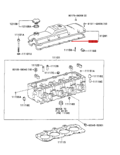JUNTA TAPA BALANCINES  J7/9 ORIGINAL TOYOTA LAND CRUISER 2
