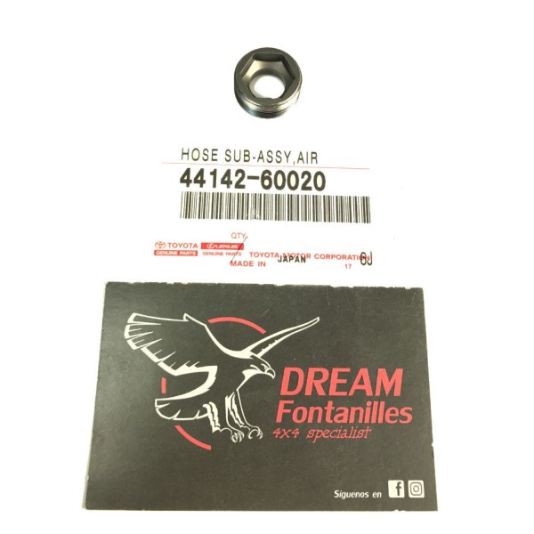 TORNILLO AJUSTE SUPERIOR EJE DIRECCION  J8 ORIGINAL TOYOTA LAND CRUISER