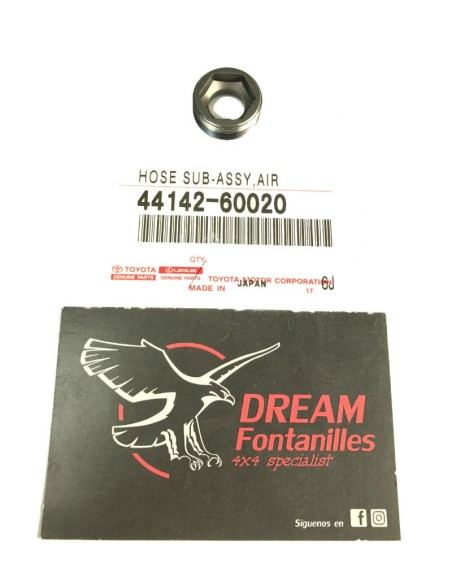 TORNILLO AJUSTE SUPERIOR EJE DIRECCION  J8 ORIGINAL TOYOTA LAND CRUISER