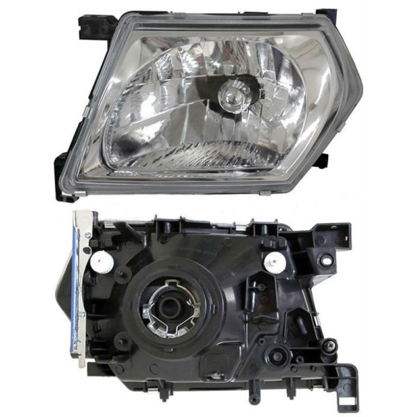 FARO DELANTERO IZQUIERDO NISSAN PATROL Y61 (2003-2005) CRISTAL LISO
