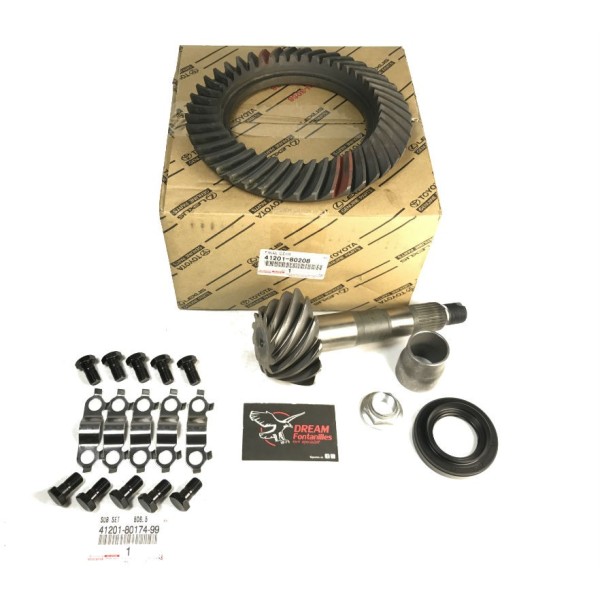 PIÑON + CORONA  DIFERENCIAL TRASERO HILUX (43-12)  LSD
