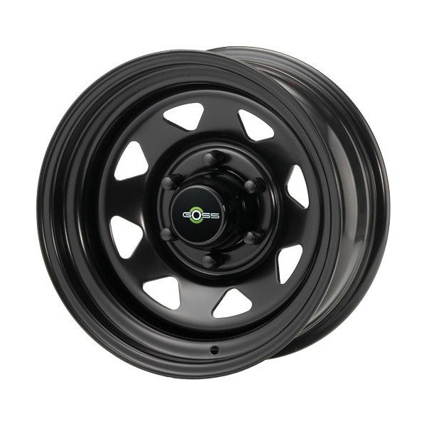 LLANTA GOSS TRIANG. 10x15/6x139,7/ET -44/NEGRO