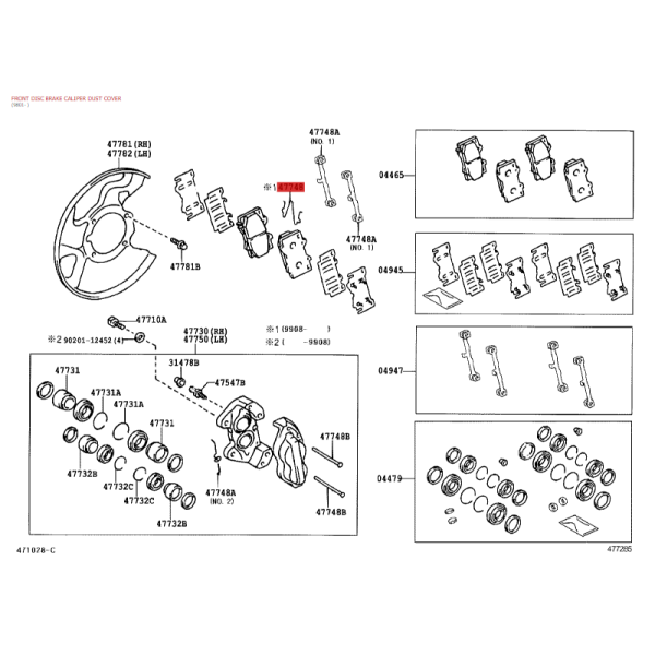 ANTIVIBRACIONES PINZA DELANTERA J10