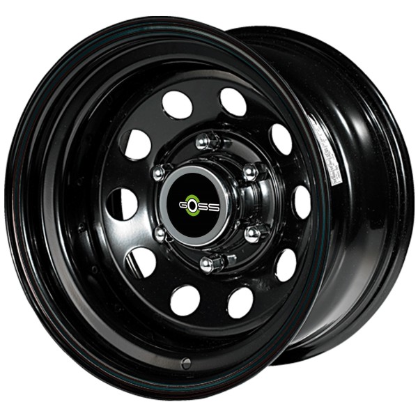 LLANTA GOSS MODULAR. 6x15/5x139,7/ET 0/NEGRA