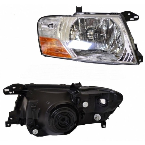 FARO DELANTERO IZQUIERDO MONTERO V60 (FONDO CROMADO)