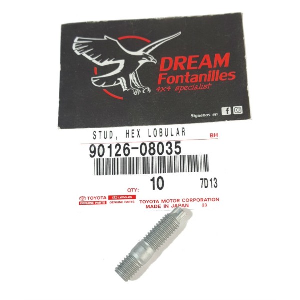ESPARRAGO TURBO A COLECTOR INTERCOOLER J10 ORIGINAL TOYOTA LAND CRUISER